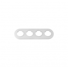 Рамка Bylectrica ПРОВАНС ЮЛИГ.735212.503 4мест. круг. белый