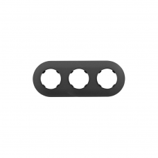 Рамка Bylectrica ПРОВАНС ЮЛИГ.735212.501 3мест. круг. графит