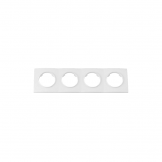 Рамка Bylectrica ПРОВАНС ЮЛИГ.735212.502 4мест. квадр. белый