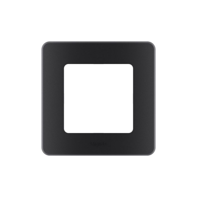 Рамка Legrand INSPIRIA 673933 1мест. антрацит