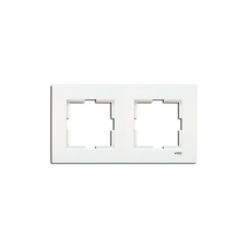 Рамка Viko KARRE 90960201 2мест. белый