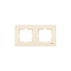 Рамка Viko KARRE 90960211 2мест. крем