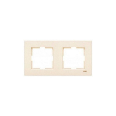 Рамка Viko KARRE 90960211 2мест. крем