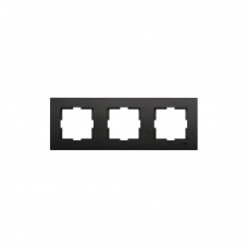 Рамка Viko NOVELLA 92190643 3мест. дымчатый