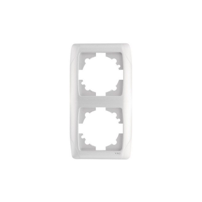 Рамка вертикальная Viko CARMEN 90571002 2мест. белый