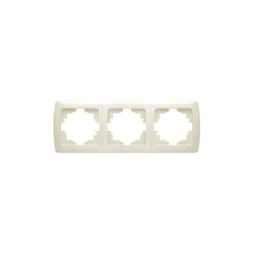 Рамка Viko CARMEN 90572103 3мест. крем