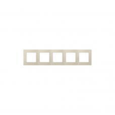 Рамка Legrand ETIKA 672515 5мест. сл.кость