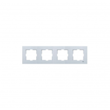 Рамка Viko NOVELLA 92190604 4мест. серебро