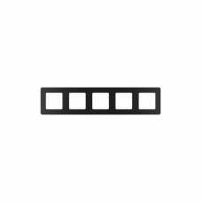 Рамка Legrand INSPIRIA 673973 5мест. антрацит