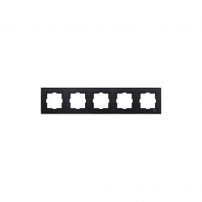 Рамка Viko NOVELLA 92190645 5мест. дымчатый