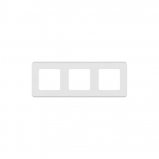 Рамка Legrand INSPIRIA 673950 3мест. белый