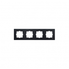 Рамка Viko NOVELLA 92190644 4мест. дымчатый