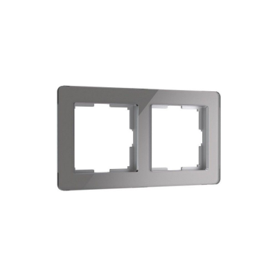 Рамка WERKEL Acrylic 2мест. графит