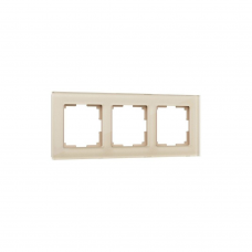 Рамка WERKEL Favorit 3мест. шампань