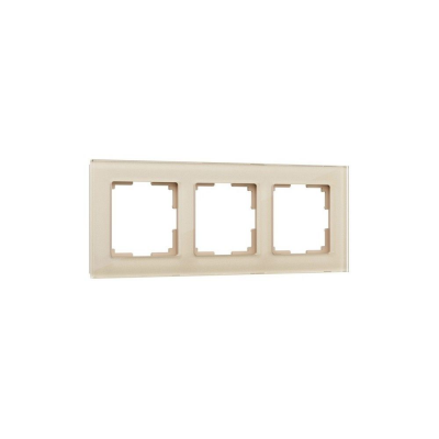 Рамка WERKEL Favorit 3мест. шампань
