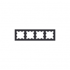 Рамка SE ATLAS Design ATN001004 4мест. карбон