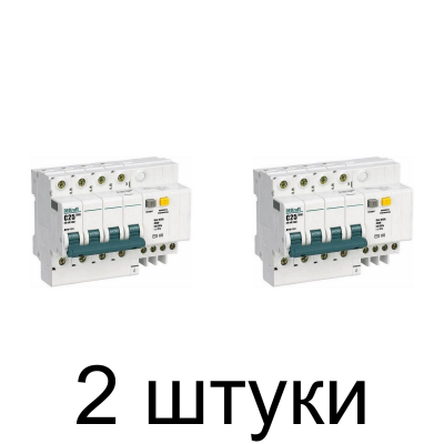 Дифавтомат DEKraft ДИФ-101 3П+Н 40А/30мА -2шт