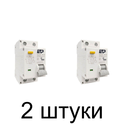 Дифавтомат ETP 1P+N 16А/30мА -2шт