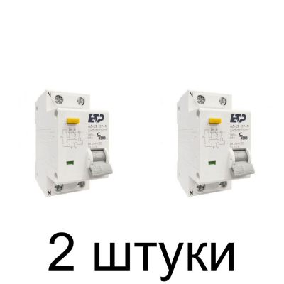 Дифавтомат ETP 1P+N 16А/10мА -2шт