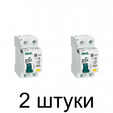 Дифавтомат DEKraft ДИФ-103 1П+Н 10А/30мА -2шт