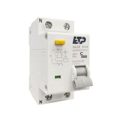 Дифавтомат ETP 1P+N 10А/10мА