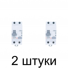 Устройство защ.отключения LEGRAND RX3 2П 25А/30мА эл.-мех. -2шт