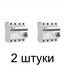 Устройство защ.отключения EKF Proxima 4П 25А/30мА эл.-мех. -2шт
