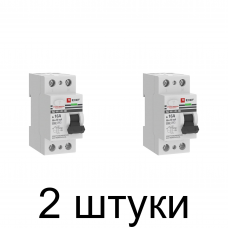 Устройство защ.отключения EKF Proxima 2П 16А/30мА эл.-мех. -2шт