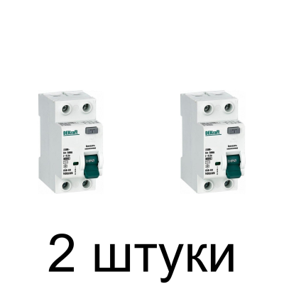 Устройство защ.отключения DEKraft 2П 25А/30мА -2шт