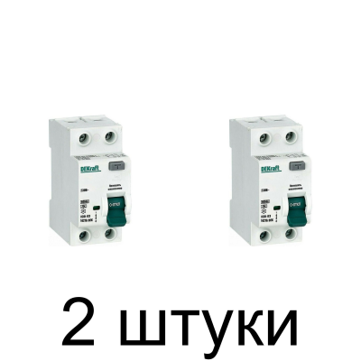 Устройство защ.отключения DEKraft 2П 32А/30мА -2шт