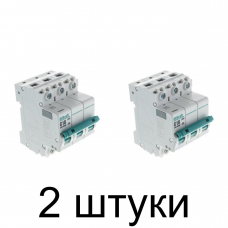 Выключатель автоматический DEKraft 3П 16А -2шт