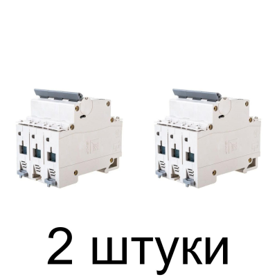 Выключатель автоматический EKF Proxima 3П 16А -2шт