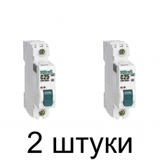 Выключатель автоматический DEKraft 1П 25А -2шт