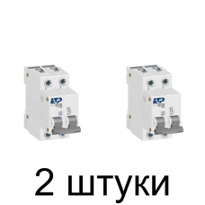 Выключатель автоматический ETP 2П 63А -2шт