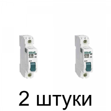 Выключатель автоматический DEKraft 1П 16А -2шт