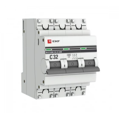 Выключатель автоматический EKF Proxima 3П 32А