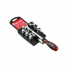 Набор ключей торцевых с трещоткой TOP TOOLS 38D143 1/2