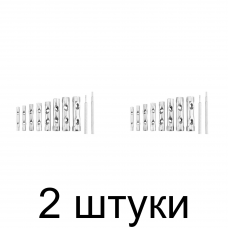 Набор ключей торцовых TOP TOOLS 35D193 6-22мм 10шт/уп. -2шт