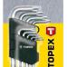 Набор ключей Torx TOPEX 35D960 9шт/уп. -2шт