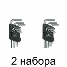 Набор ключей 6-гр. TOPEX 35D955 1,5-10мм 9шт/уп. -2шт