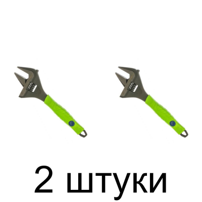 Ключ разводной СИБРТЕХ узкий 0-39мм, 200мм -2шт