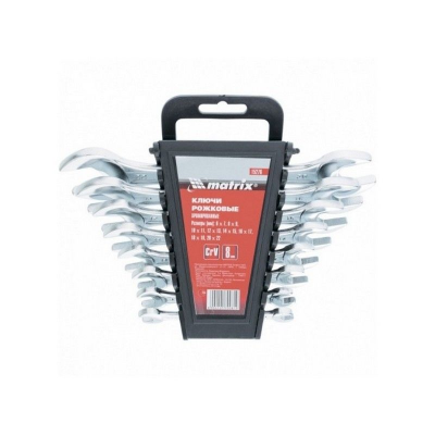 Набор ключей рожковых MATRIX 15276 6-22мм 8шт/уп.