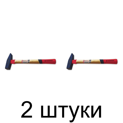 Молоток BAUWELT дерев.ручка 0,4кг -2шт