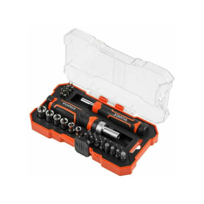 Отвертка реверсивная с битами STARTUL ST3095-31 31пр/уп