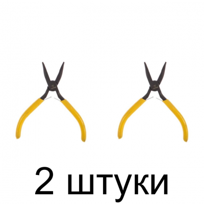 Плоскогубцы прециз. TOPEX 32D033 изогнутые -2шт