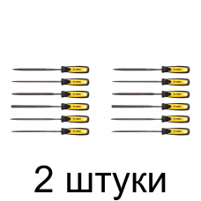 Набор надфилей TOPEX 06A010 150мм 6шт/уп. -2шт