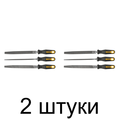 Набор напильников TOPEX 06A230 3шт/уп. -2шт