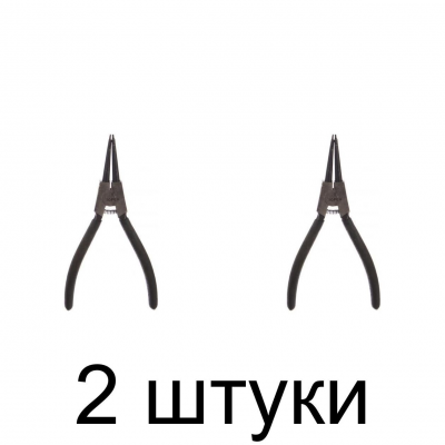 Щипцы д/стопорных колец TOPEX 32D306 внеш. прямые -2шт