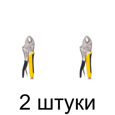 Щипцы зажимные TOPEX 32D856 изогн. -2шт