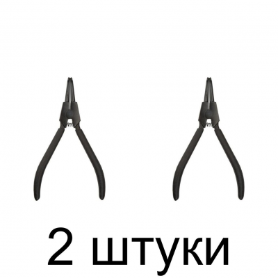 Щипцы д/стопорных колец TOPEX 32D307 внеш. изогнутые -2шт